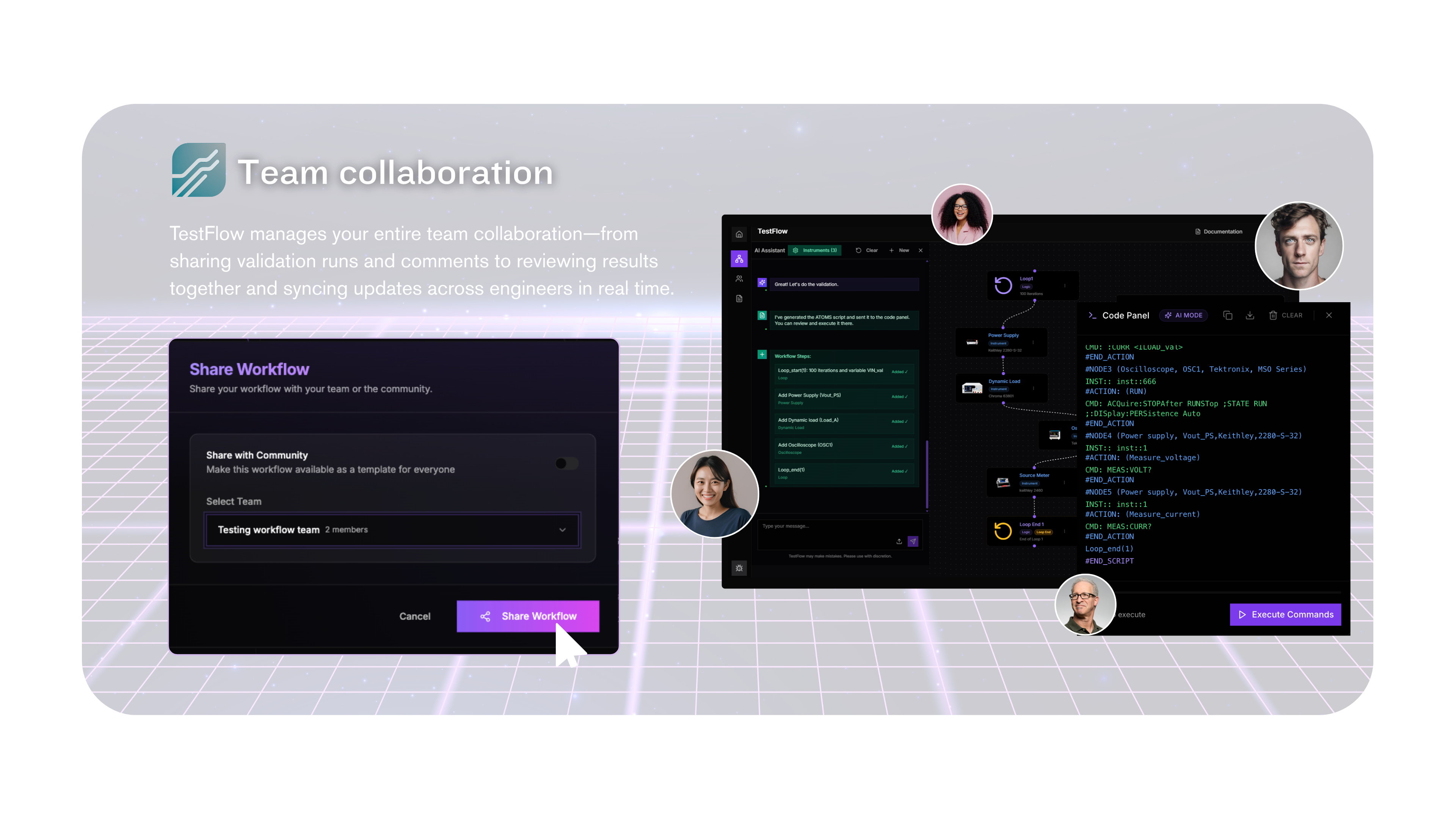 Team Collaboration Interface